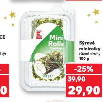 SÝROVÉ MINIROLKY