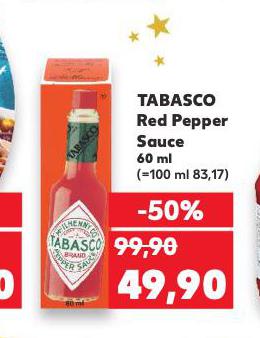 TABASCO RED PEPPER SAUCE