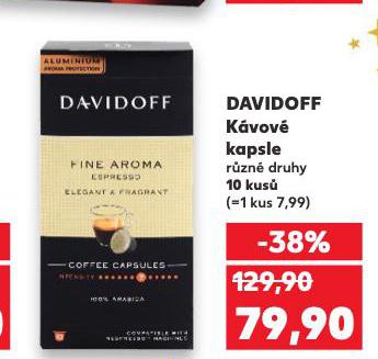 DAVIDOFF KÁVOVÉ KAPSLE