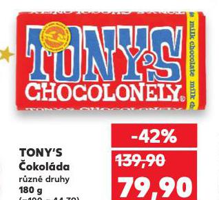 TONY'S ČOKOLÁDA