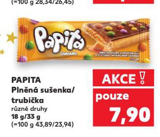 PAPITA PLNĚNÁ TRUBIČKA