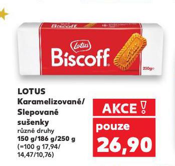 LOTUS KARAMELIZOVANÉ SUŠENKY