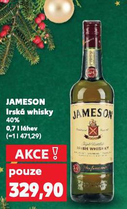 JAMESON IRSKÁ WHISKY
