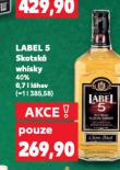 LABEL 5 SKOTSK WHISKY