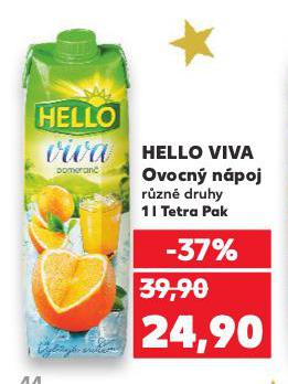 HELLO VIVA OVOCNÝ NÁPOJ