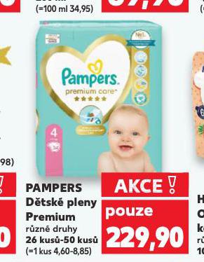 PAMPERS DĚTSKÉ PLENKY