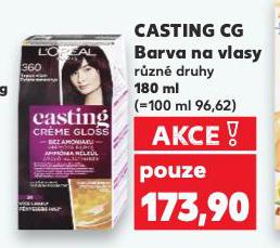 CASTING BARVA NA VLASY
