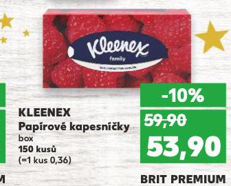 KLEENEX PAPÍROVÉ KAPESNÍKY