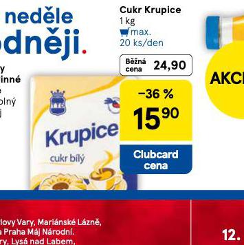 CUKR KRUPICE