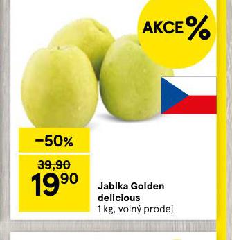 JABLKA GOLDEN DELICIOUS
