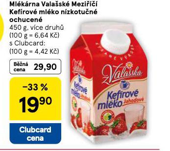 KEFÍROVÉ MLÉKO NÍZKOTUČNÉ OCHUCENÉ