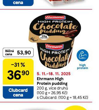 EHRMANN HIGH PROTEIN PUDDING