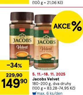 JACOBS VELVET