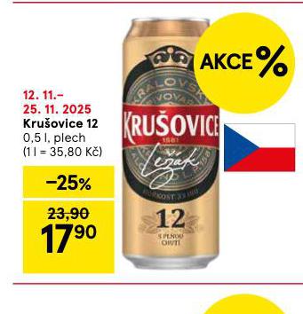 PIVO KRUŠOVICE 12 KRÁLOVSKÝ LEŽÁK