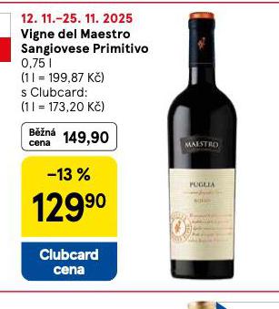 VIGNE DEL MAESTRO SANGIOVESE PRIMITIVO