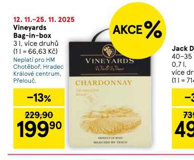 VINEYARDS BAG IN BOX