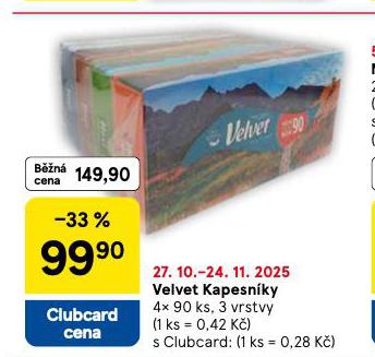 VELVET KAPESNKY