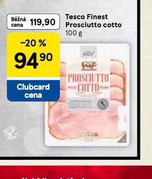 TESCO FINEST PROSCIUTTO COTTO