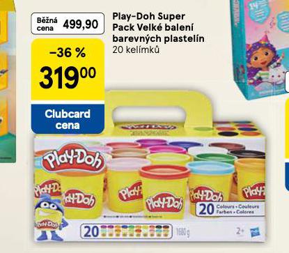 PLAY DOH SUPER PACK VELK BALEN BAREVNCH PLASTELN