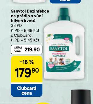 SANYTOL DEZINFEKCE NA PRDLO S VN BLCH KVT