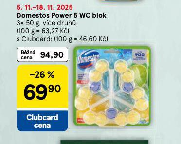 DOMESTOS POWER 5 WC BLOK