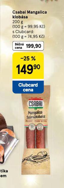 CSABAI MANGALICA KLOBÁSA