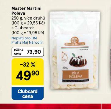 MASTER MARTINI POLEVA