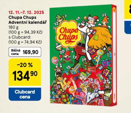 CHUPA CHUPS ADVENTN KALEND