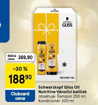SCHWARTAU GLISS OIL NUTRITIVE VNON BALEK