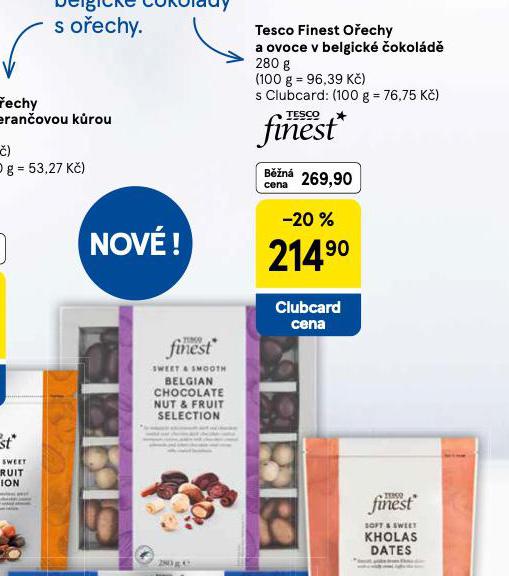 TESCO FINEST OECHY A OVOCE V BELGICK OKOLD