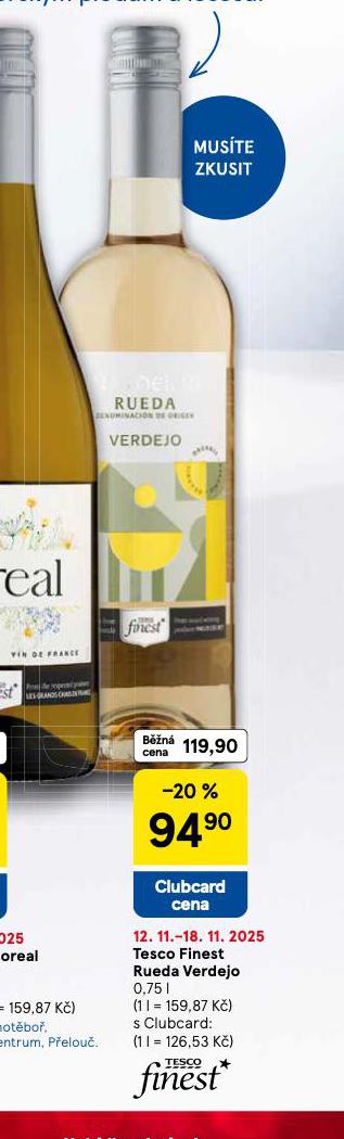 TESCO FINEST RUEDA VERDEJO