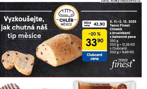 CHLEBK S BRUSINKAMI Z KAMENN PACE