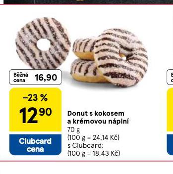 DONUT S KOKOSEM A KRMOVOU NPLN