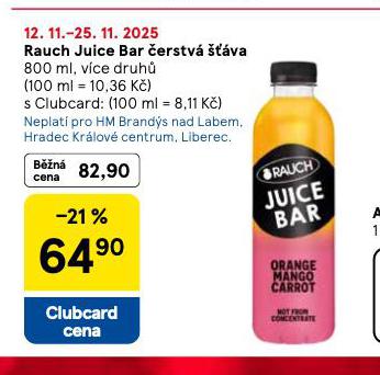 RAUCH JUIC E BAR ERSTV VA