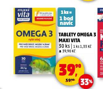 TABLETY OMEGA 3 MAXI VITA