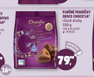 PLNN PERNKY SRDCE CHOCO'LA