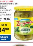 ZNOJMIA OKURKY 5-7 CM
