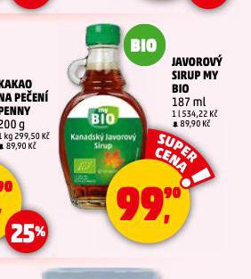 JAVOROV SIRUP MY BIO