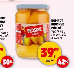 KOMPOT BROSKVE PLEN