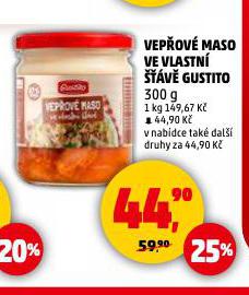 VEPOV MASO VE VLASTN V GUSTITO