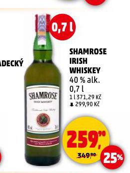 SHAMROSE IRISH WHISKEY