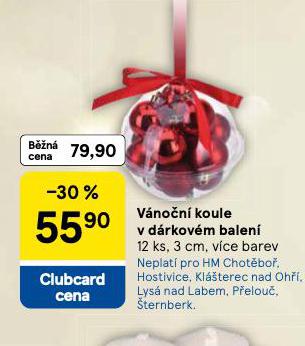 VNON KOULE V DRKOVM BALEN