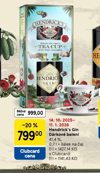 HENDRICKS GIN DKROV BALEN