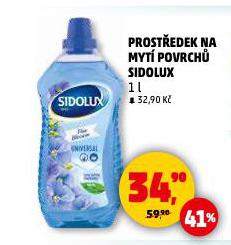 SIDOLUX PROSTEDEK NA MYT POVRCH