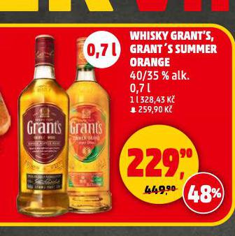 GRANT'S TRIPLE WOOD WHISKY
