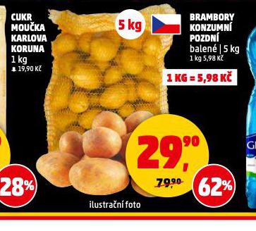 BRAMBORY KONZUMN POZDN