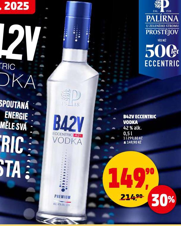 B42V ECCENTRIC VODKA