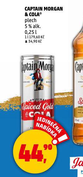 CAPTAIN MORGAN & COLA