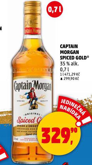 CAPTAIN MORGAN SPICED GOLD