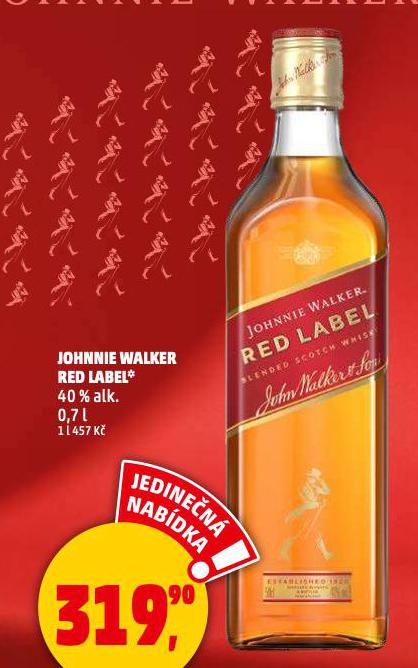 JOHNNIE WALKER RED LABEL